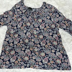 Cynthia Rowley Cold Shoulder Blouse